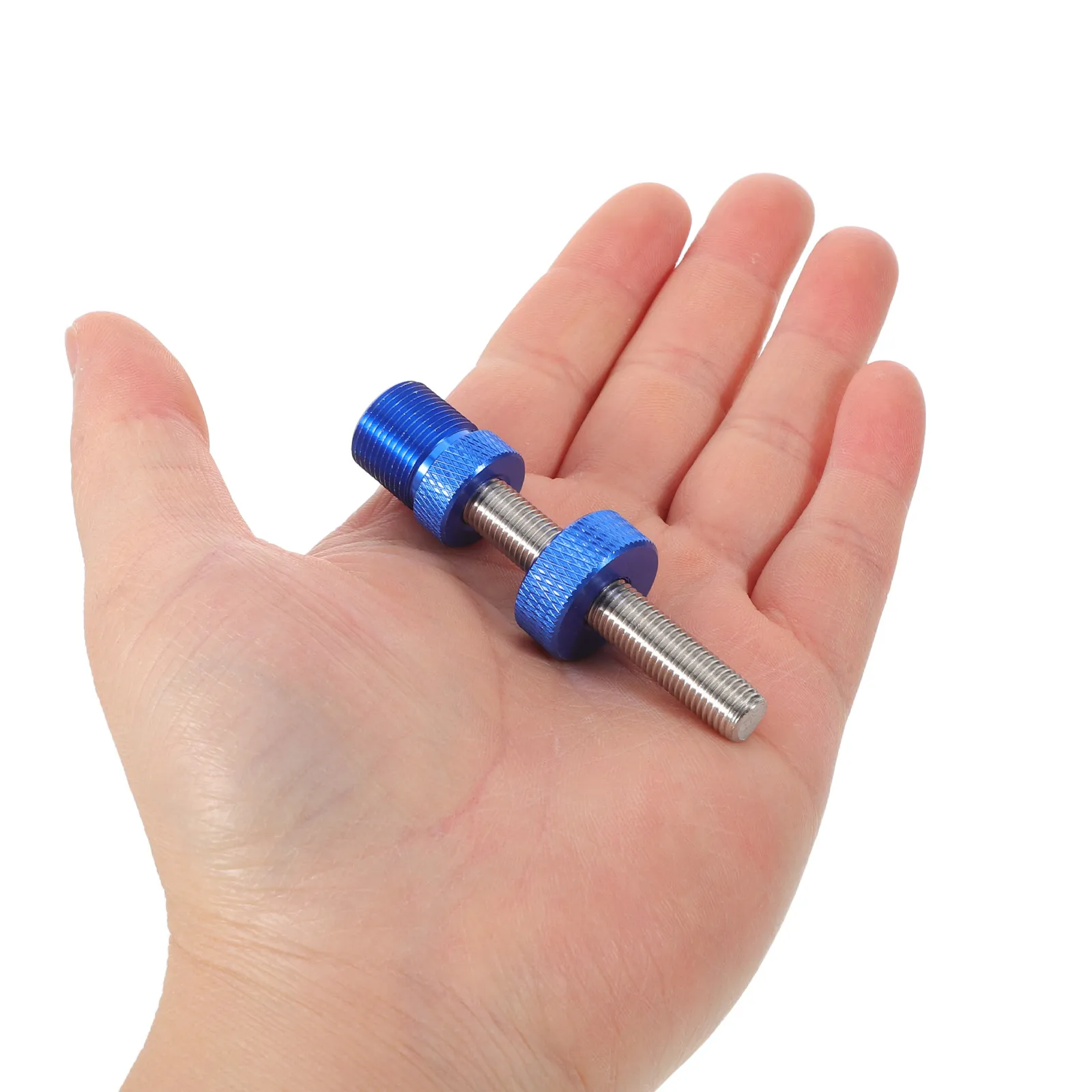 

2 шт. синих антискользящих болтов для защиты каретки велосипеда, предотвращающих ослабление, для надежной фиксации цепной передачи взрослых горных велосипедов