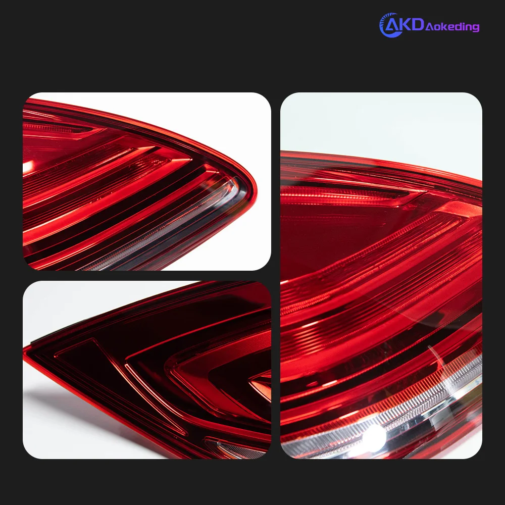 Car Lights for Porsche Panamera LED Tail Lamp 2010-2016 Tail Light Drl Rear Stop Brake Signal Automotive Accessories Popular