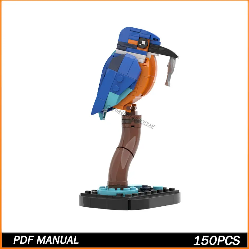 150 قطعة MOC مقلد الطيور اللبنات DIY لغز لعبة زينة مكتب ديكورات المنزل هدايا للعائلة والأصدقاء