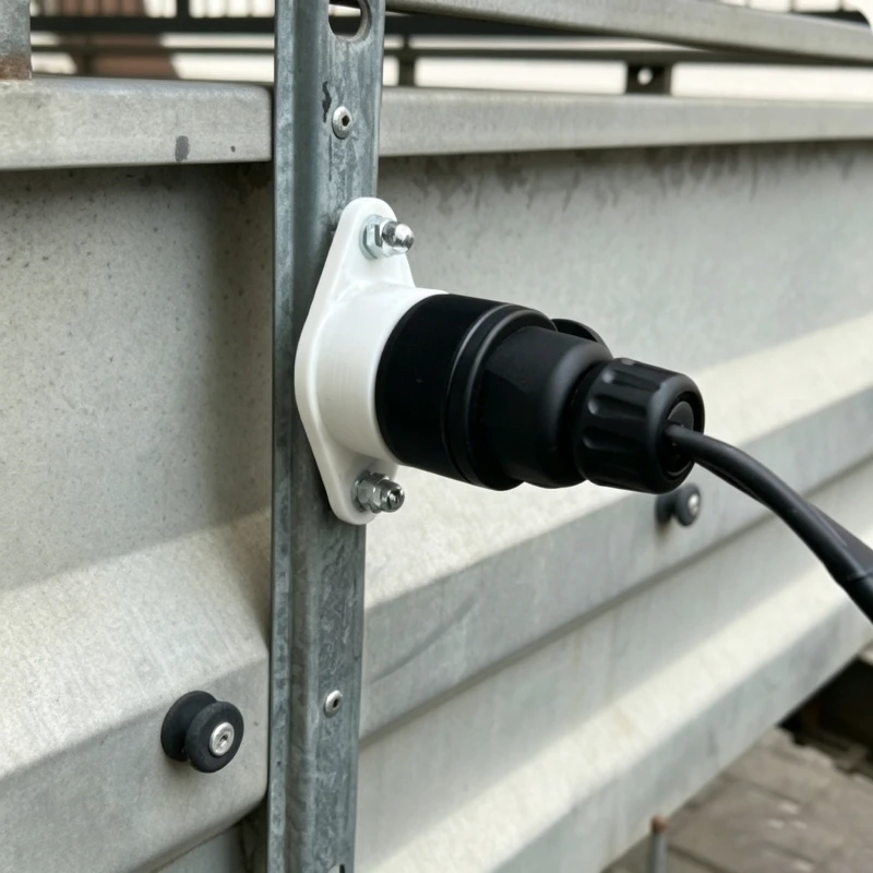 1pc 13 Pin Plug Hook Bracket, Compliant With ISO 11446 Standard Plug, Trailer RV Connector Storage And Fixing Bracket, Anti Loss