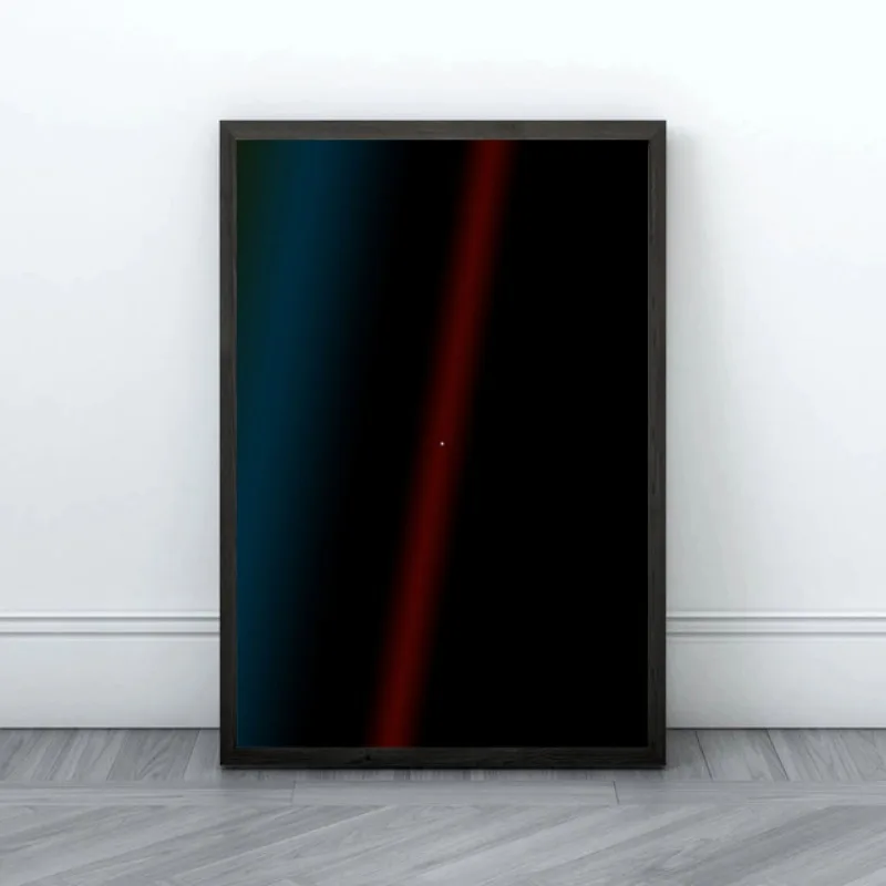 Pale Blue Dot Print Poster Voyager Earth Planet At The Earth Classic Photo Canvas Painting Wall Art Living Room Home Decor