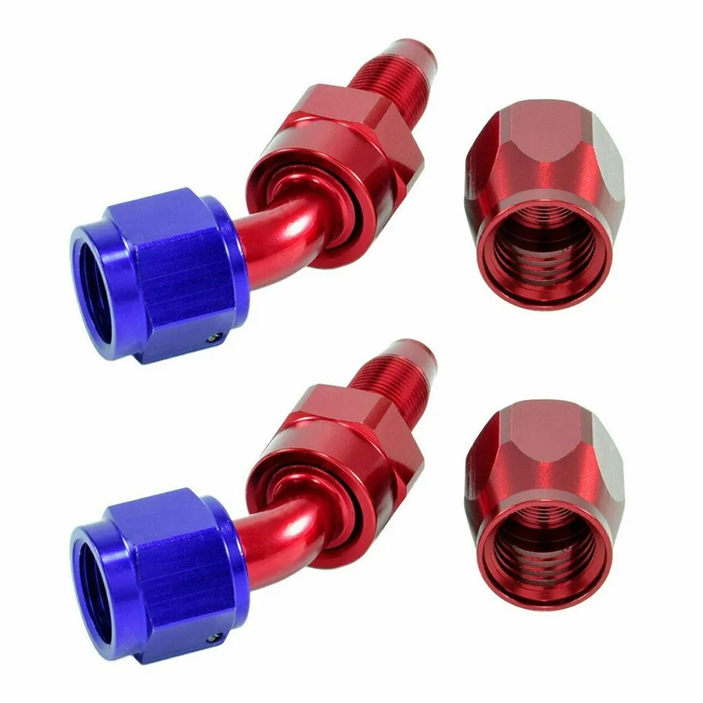Kit tubi flessibili e raccordi per carburante/olio/gas intrecciati in acciaio inossidabile 6AN CPE da 6,1 m