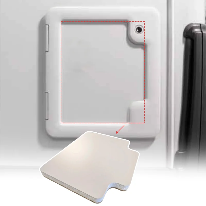 RV Toilet Door Infill Panel For Thetford Caravan Motorhome Camper Toilet Accessories Campervan Toilet Door White Trim Panel view 3