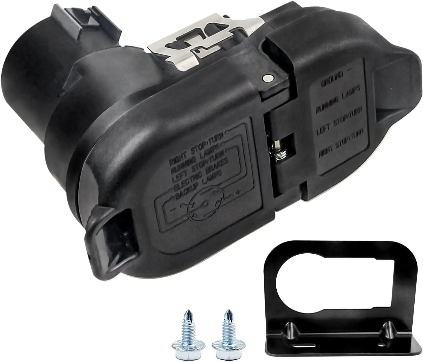 

56055632AC 7-контактный 4-контактный разъем прицепа, совместимый с Dodge Cherokee Ram 1500 2500 3500 2011-2022