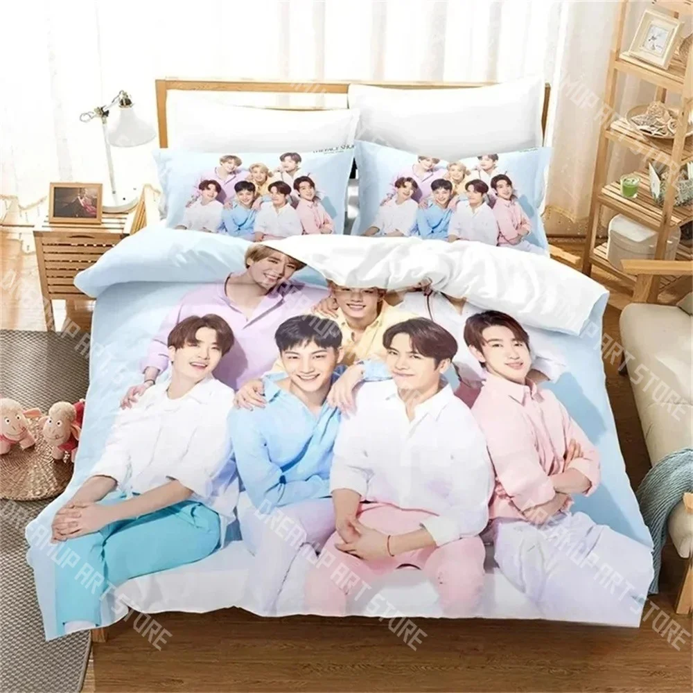 Fashion Kpop G-GOT7 Bedding Set Single Twin Full Queen King Size Bed Set Kids Bedroom Duvetcover Sets Bed Sheet Set