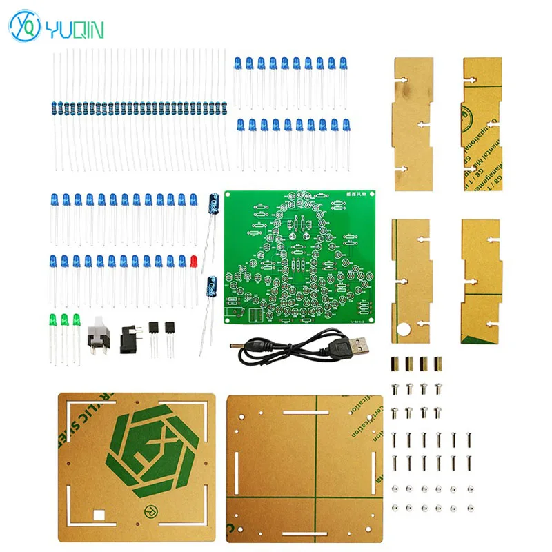 Electronic Wind Chime LED Light with Swinging Bell,DIY Welding Kit Product Assembly Spare Parts