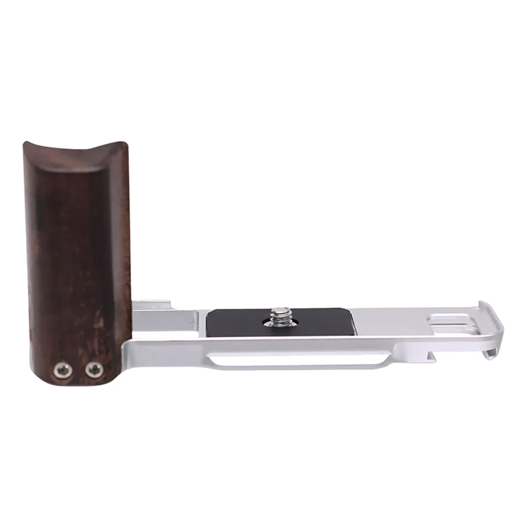 plaque-de-base-a-degagement-rapide-en-alliage-d'aluminium-avec-poignee-en-bois-pour-accessoires-d'appareil-photo-sans-miroir-fujifilm-x-e5