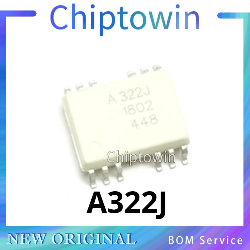 5/50/500 pcs A322J HCPL-322J ACPL-322J SOP-12 Optocoupler Original In Stock W7