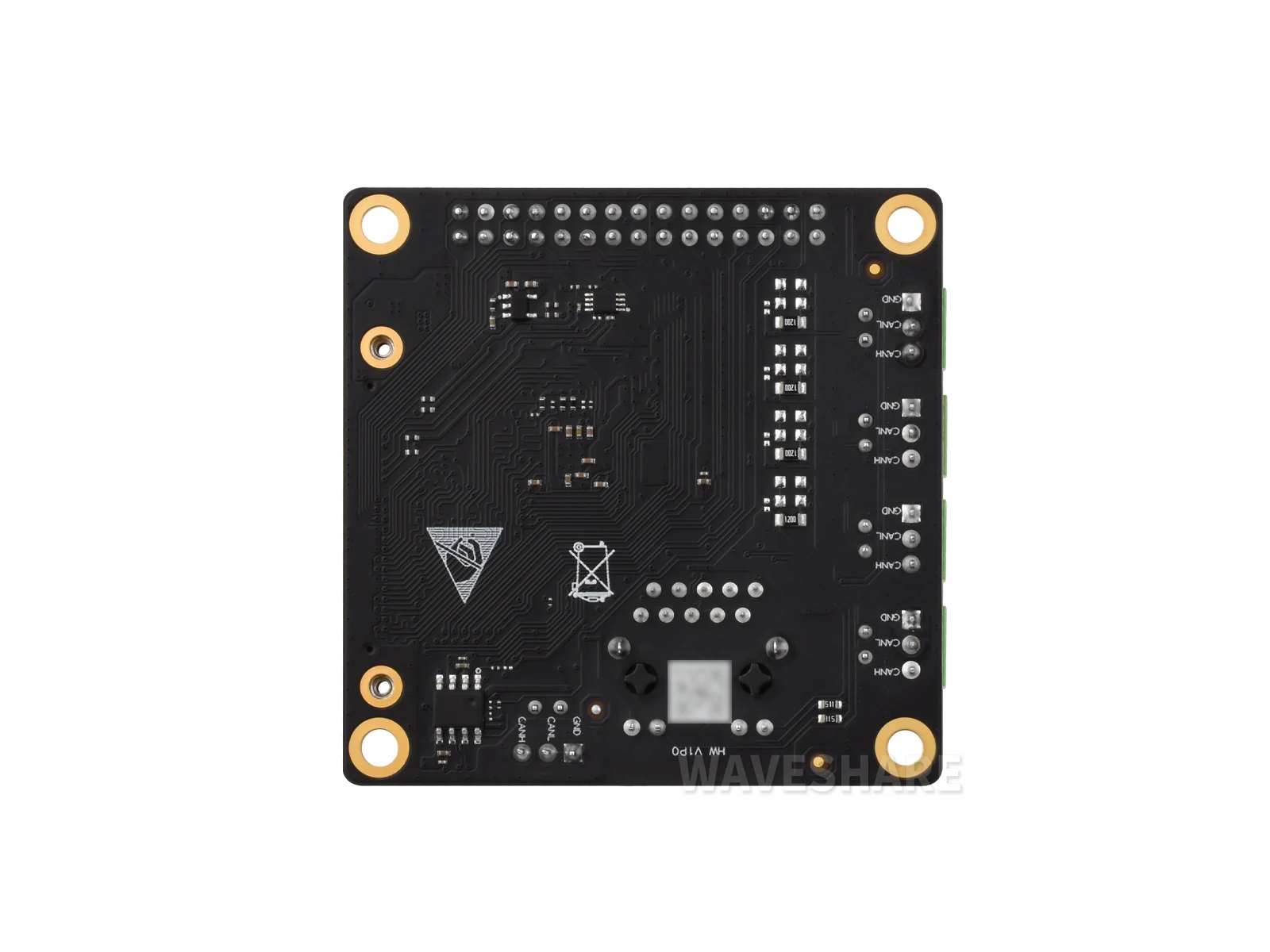 RDK S100 MCU Interface Expansion Board - Gigabit Ethernet, 5x CAN, IMU & 30-pin GPIO