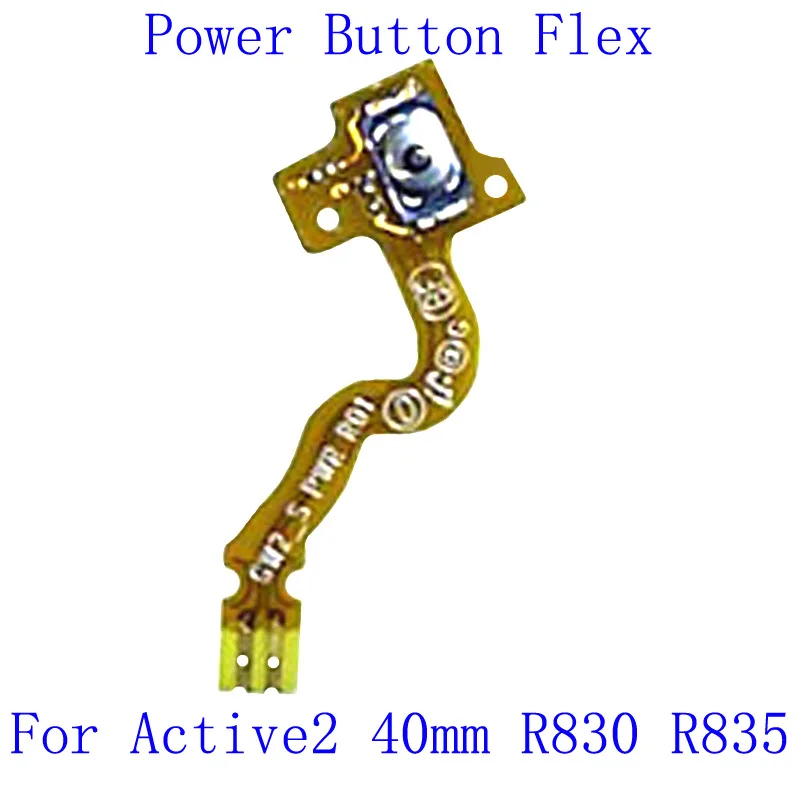 1 pz Power On Off Key ritorno posteriore Menu pulsante interruttore cavo flessibile per Samsung Galaxy Watch Active 2 R830 R835 R820 R825 40mm 44mm