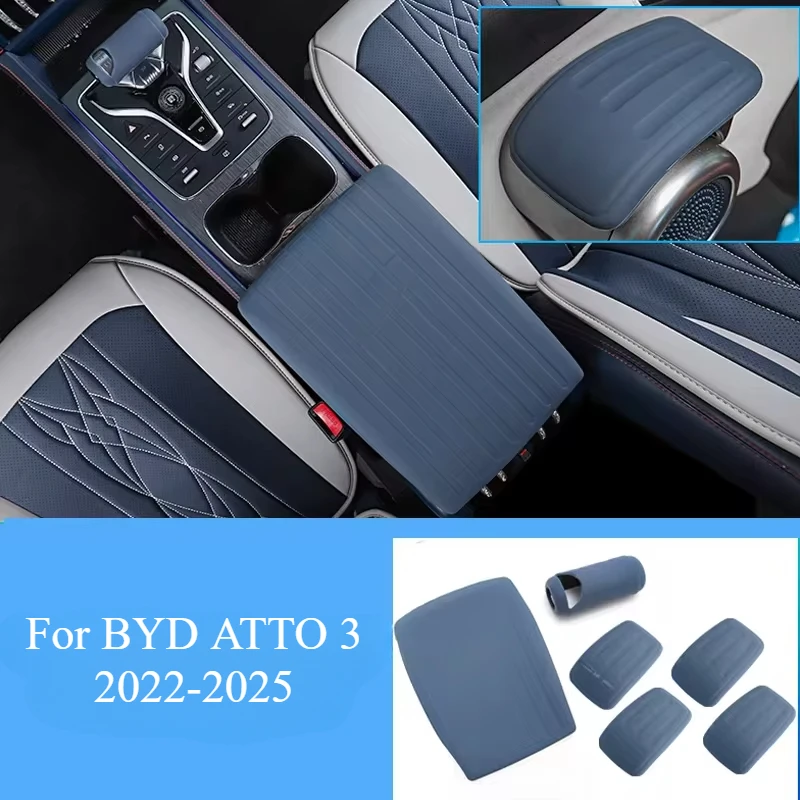 For BYD Atto 3 Yuan Plus 2022 2023 2024 2025 Door Handrail Intelligent Cover Specially Modified New Four Seasons Protection