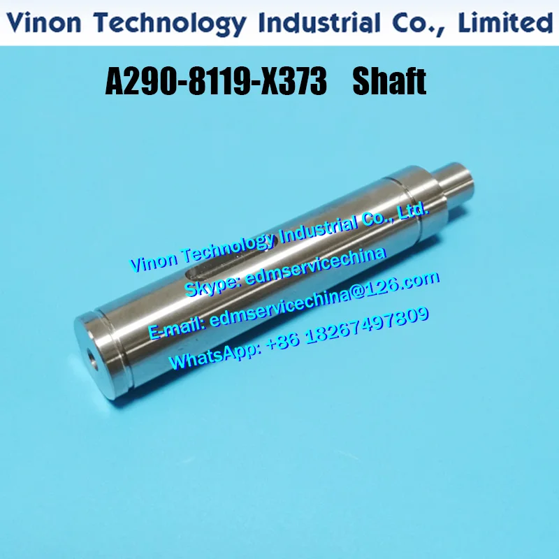 A290-8119-X373 EDM Shaft Stainless Steel for Fanuc Robocut iD,iE,600iA,400iA A2908119X373, A290.8119.X373 oiCe Roller Shaft