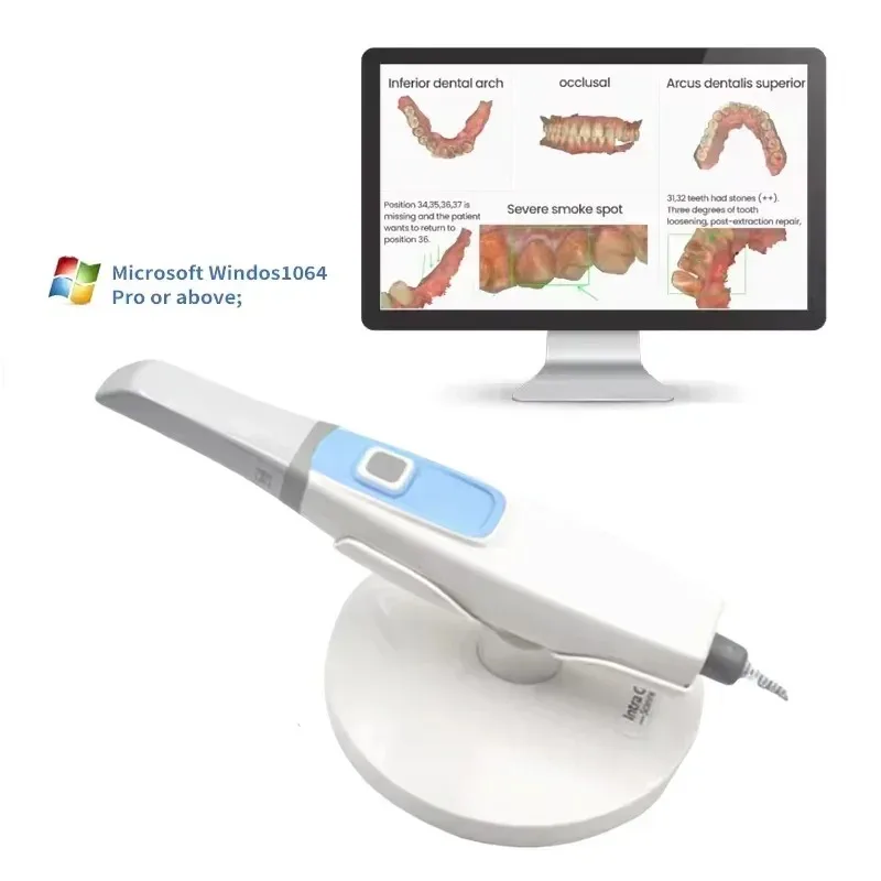 Dental 3D Intraoral Scanner AI Scan Free Software with Multi Language System Intraoral Camera  Oral Scanner Dental Equipment