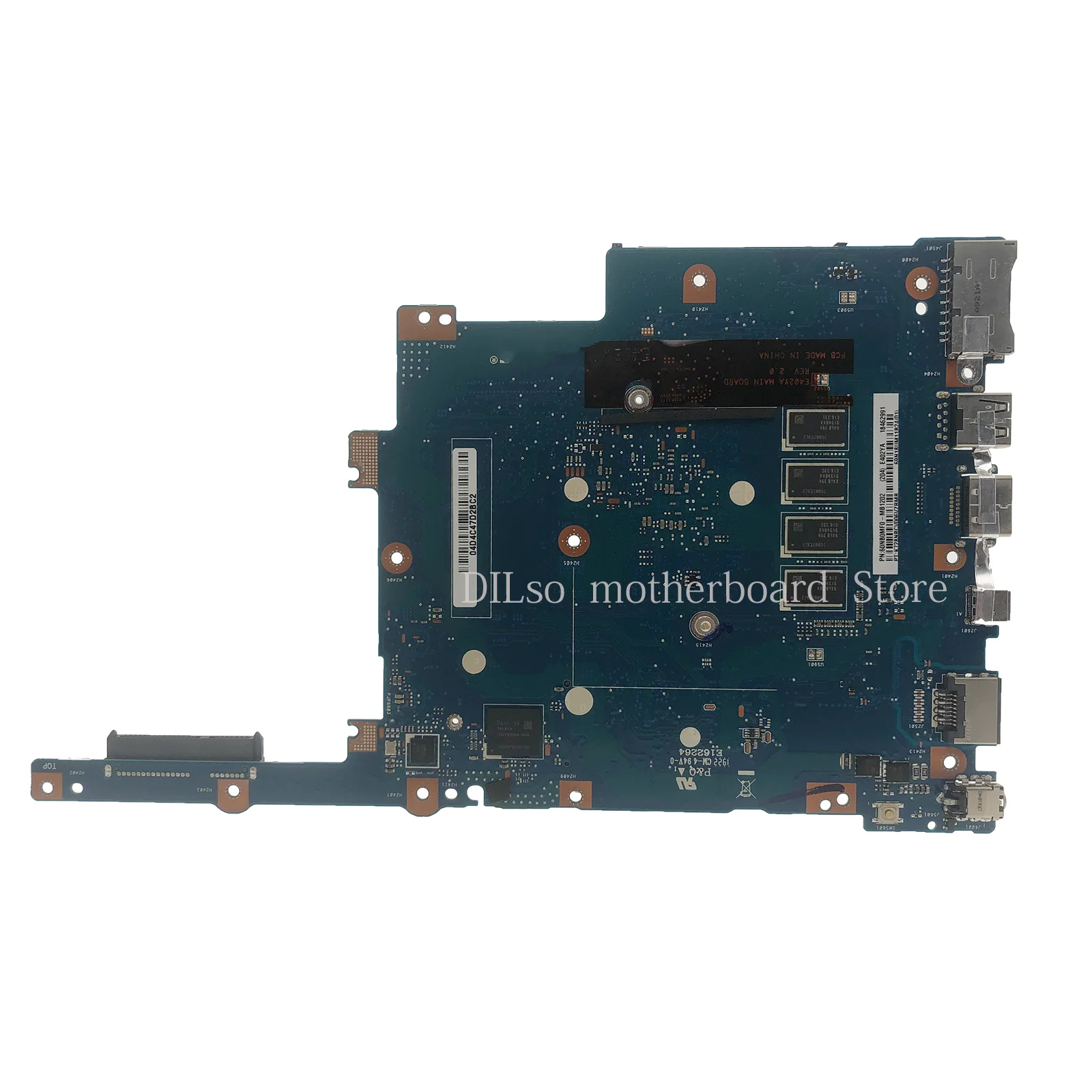 kefu E402YA Notebook Mainboard For Asus VivoBook E14 E402 E402Y E402YA Laotop Motherboard with E2-7015 CPU 4GB-RAM 0GB/64GB SSD