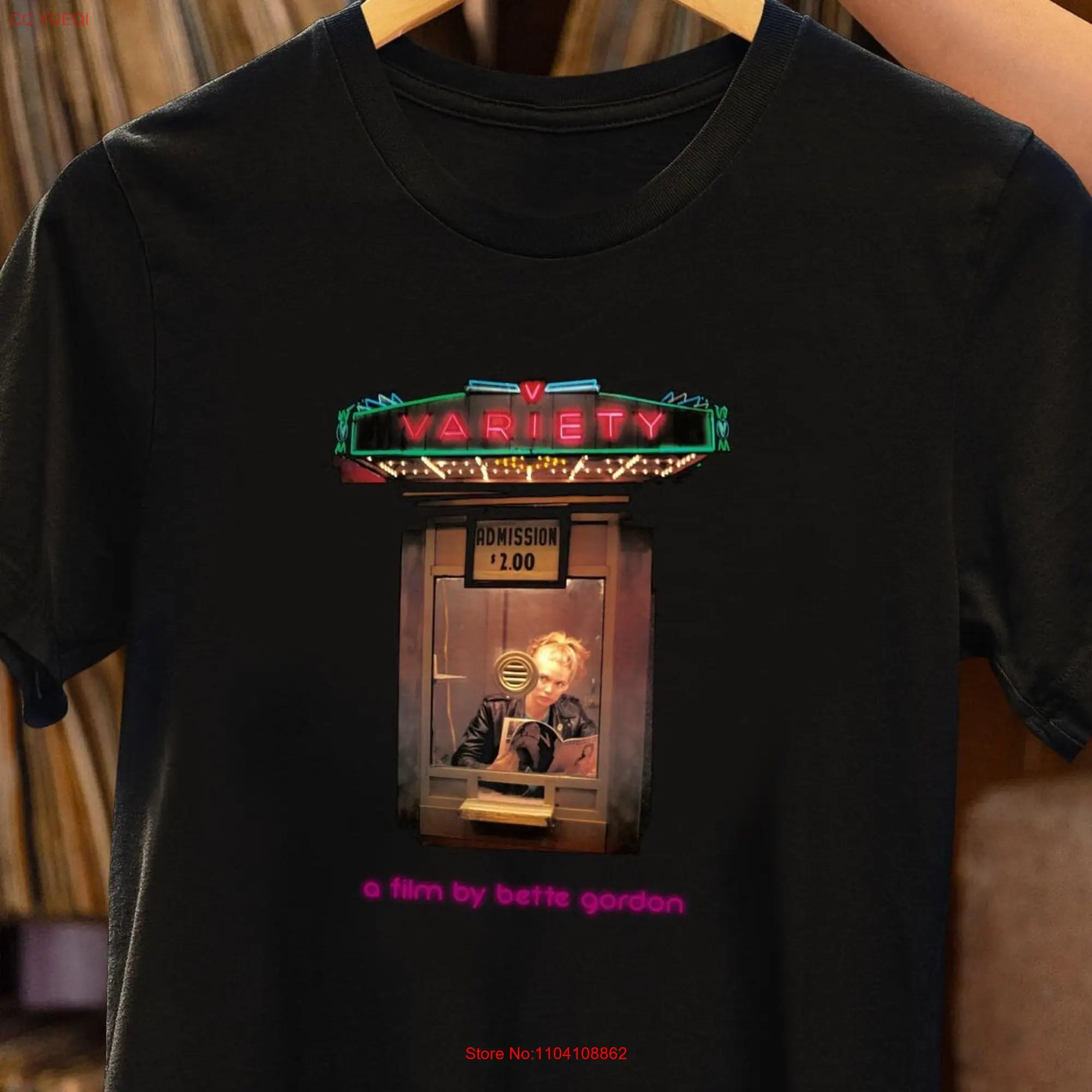 Variety T shirt Bette Gordon film indie cinema fan gift cult 80s movie tee unique merchandise lover top