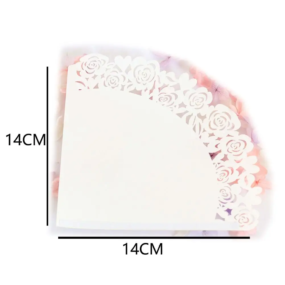 

50 Pcs Delicate Bouquet Wrappers Flower Wrapping Paper Flash Small Packaging Lace DIY Tube