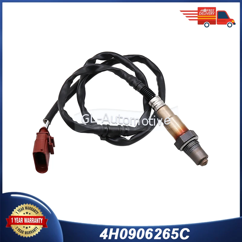 0258010329 4H0906265C Rear Lambda Oxygen O2 Sensor For Audi A6 S6 RS6 A3 S7 RS7 A8 S8 4.0 Quattro