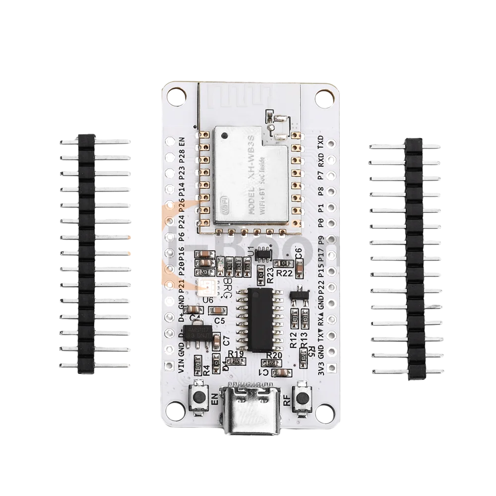 WiFi Bluetooth Development Board Microcontroller On-Board 1.5dBi PCB Antenna IoT Development Board for Smart Home Demo Board