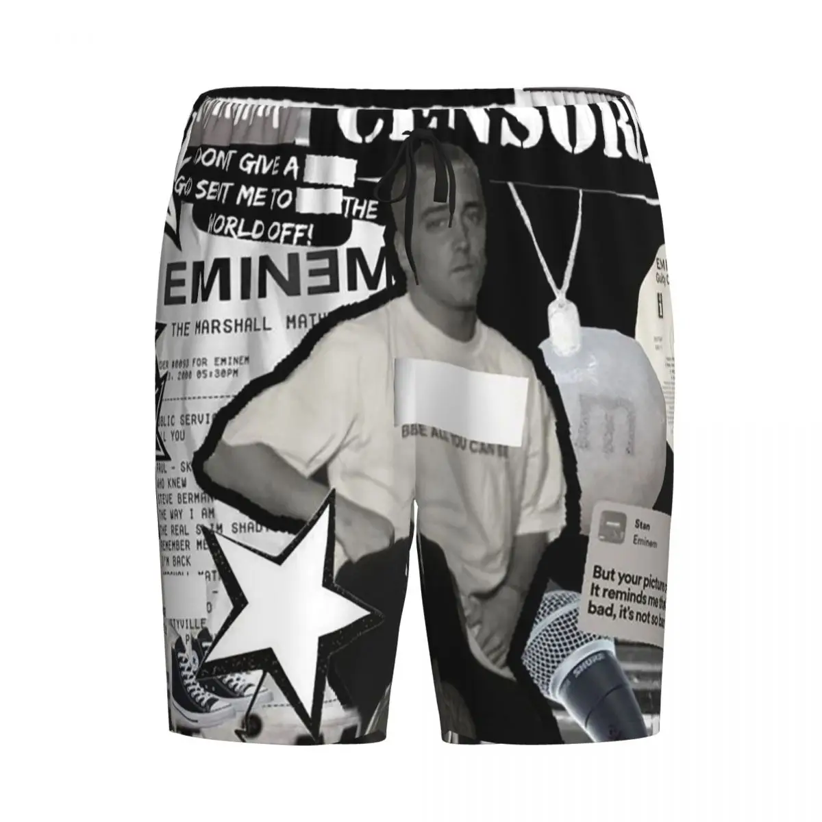 

Мужские пижамные штаны Custom Eminem: шорты, брюки для сна, домашняя одежда, нижняя часть комплекта для отдыха
