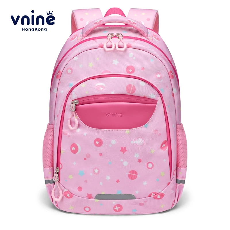 V.NINE Mochila infantil para niñas con compartimento para computadora portátil Mochilas para niñas Estudiante de primaria Impermeable Grande de 9 a 15 años