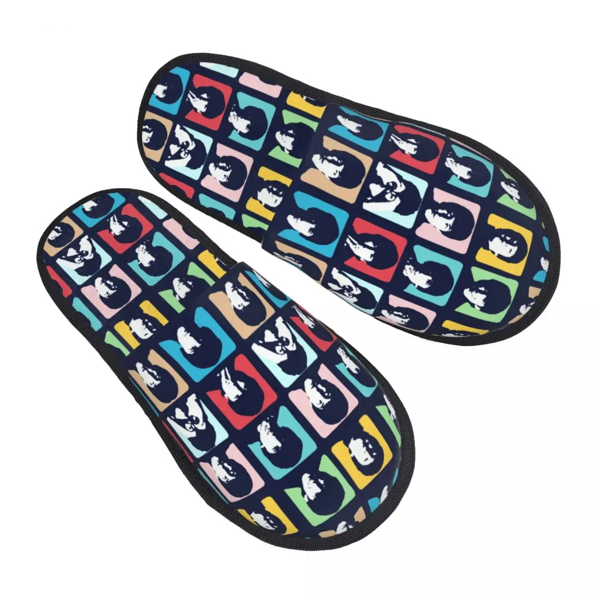 Heavy Metal Rock The Beatle Cozy Scuff Memory Foam Slippers Women Hotel House Shoes