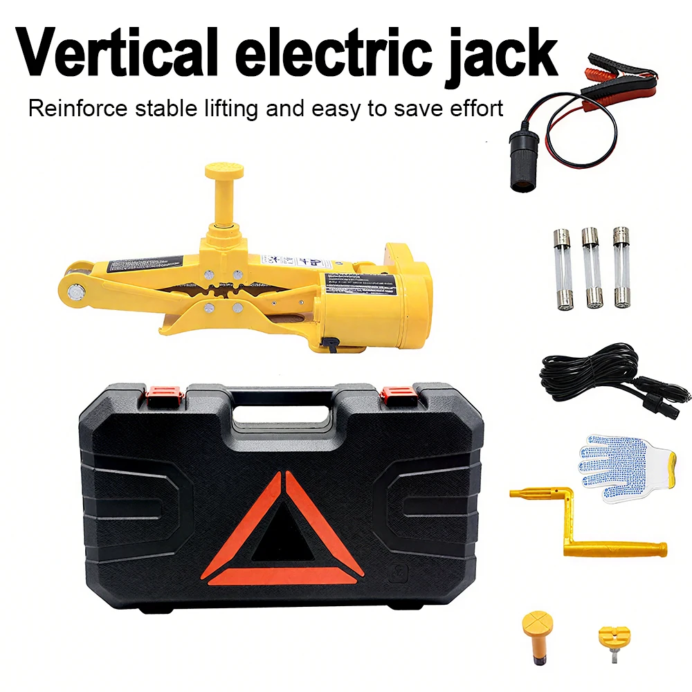Electric Jack Portable Car-mounted Wireless Multi-function Tire Change Pneumatic Car Jack 12-42cm 2T/3T Vertical