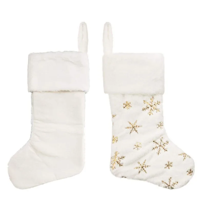 أفخم عيد الميلاد الجوارب هدية عيد الميلاد حقيبة الترتر ندفة الثلج نمط عيد الميلاد جوارب عيد الميلاد حزب الديكور جوارب