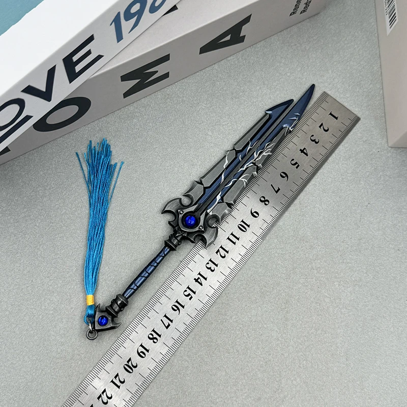 Outlaw Rogue The Dreadblades Thunderfury Blue Skin 20 cm Schwertmodell, Sammlerstück, Geschenk – Detail 6