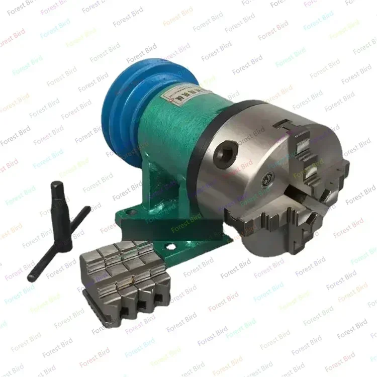 80/125/160/200 Spindle Three-jaw Four-jaw Chuck Lathe Spindle Assembly with Flange Connection Plate Transition Plate