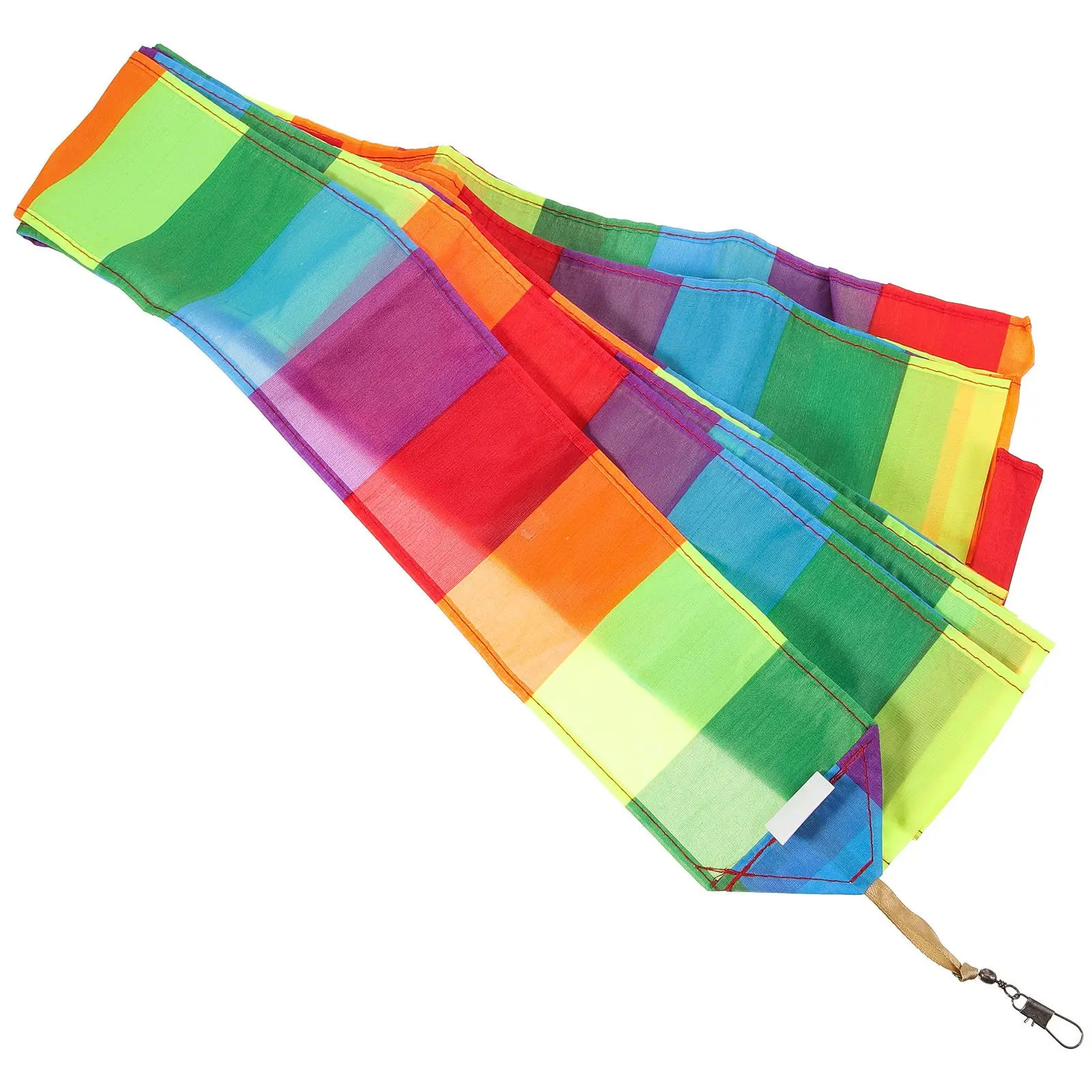 

Rainbow Kite Tail 15m Colorful Nylon Streamer Outdoor Toys Flying Decoration Drone Attachments Kite nament