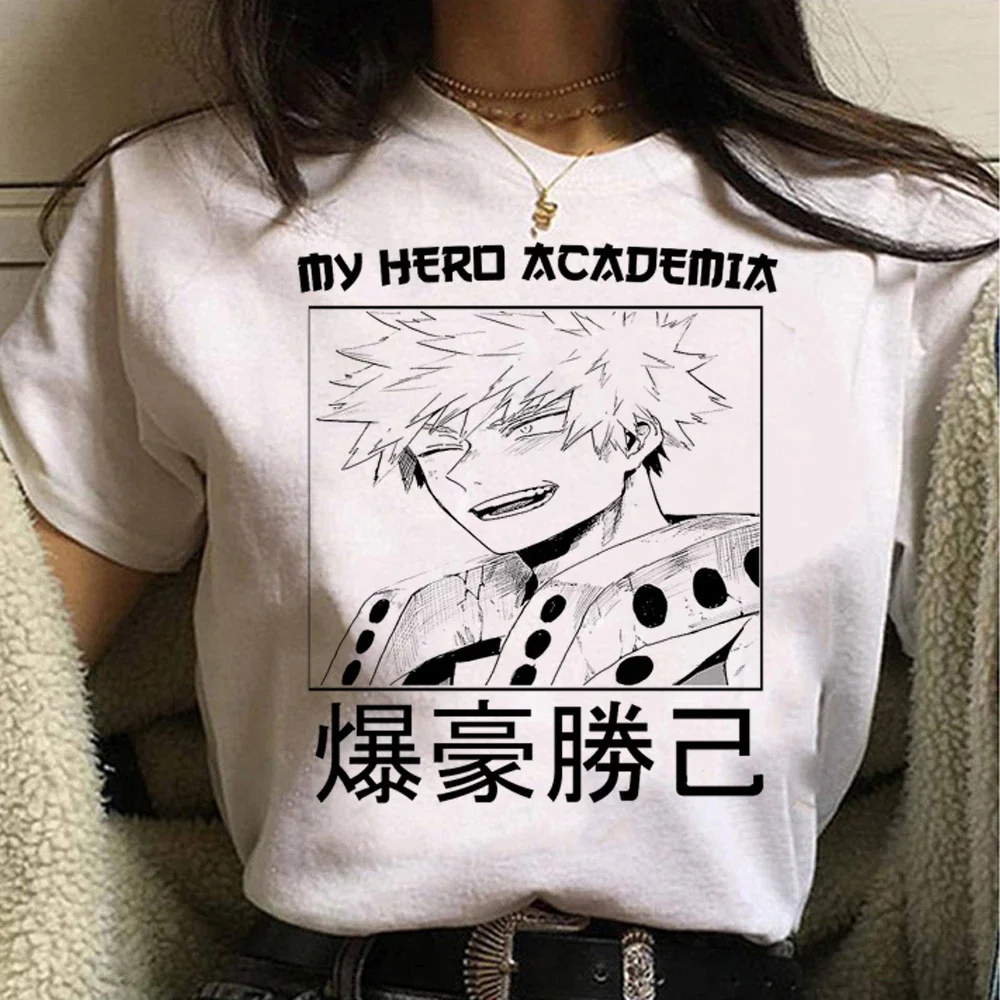 T-shirt d'été humoristique pour femmes, streetwear, Bakugo, Harajuku, Manga
