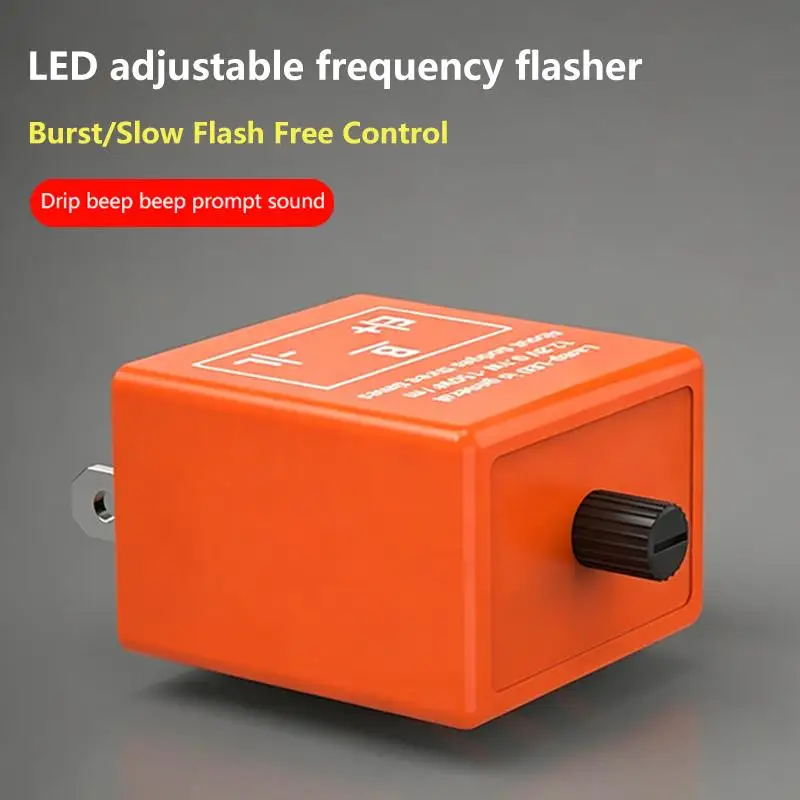 12V 3 Pin CF-14 LED Flasher Blinker Relay JL-02 Universal Fit Most Car Motorcycle Turn Signal Light Systems