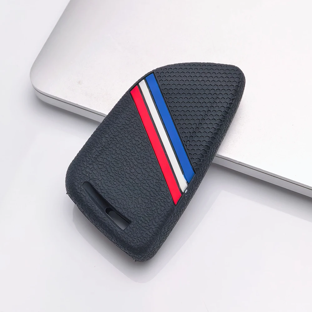Silicone Remote Car Keychain Holder Key Case Cover for BMW F48 F46 F10 F20 F30 X1 X2 X3 X4 X5 X6 Z4 1 2 3 4 5 6 7 Serie 7 Wallet - view 4