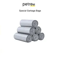 Petree Poop Bags For Petree Automatic Self Cleaning Cat Toilet Tray Box 6 Rollers 120pcs Bags