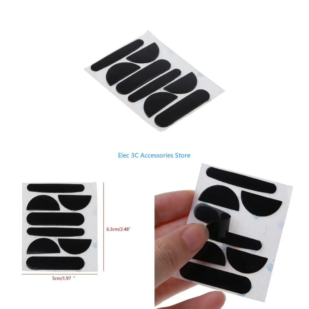 

Y51A 2 Sets 0.6mm Mouse Feet Mouse Skates Mouse Stickers Pad for MX