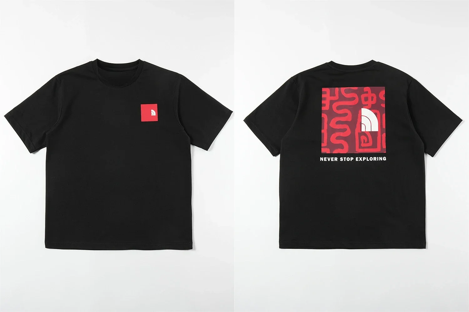 

Модный кофе Северной Америки! Внешняя торговля Final Order Пара с принтом и половиной рукавов из цельнохлопка для тяжелой промышленности Loose Street