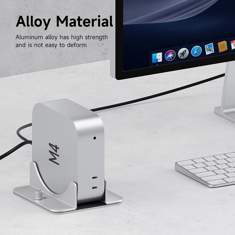 Hagibis Vertical Stand for Mac Mini M4/M4 Pro Aluminum Alloy