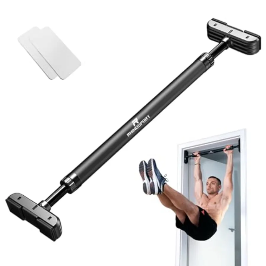 

Door Pull Up Bar Doorway No-Screw from 69-92 cm 27.1in-36.2in Workout Equipment for Home Gym Upper Body Workout Non-slip 2x EXT