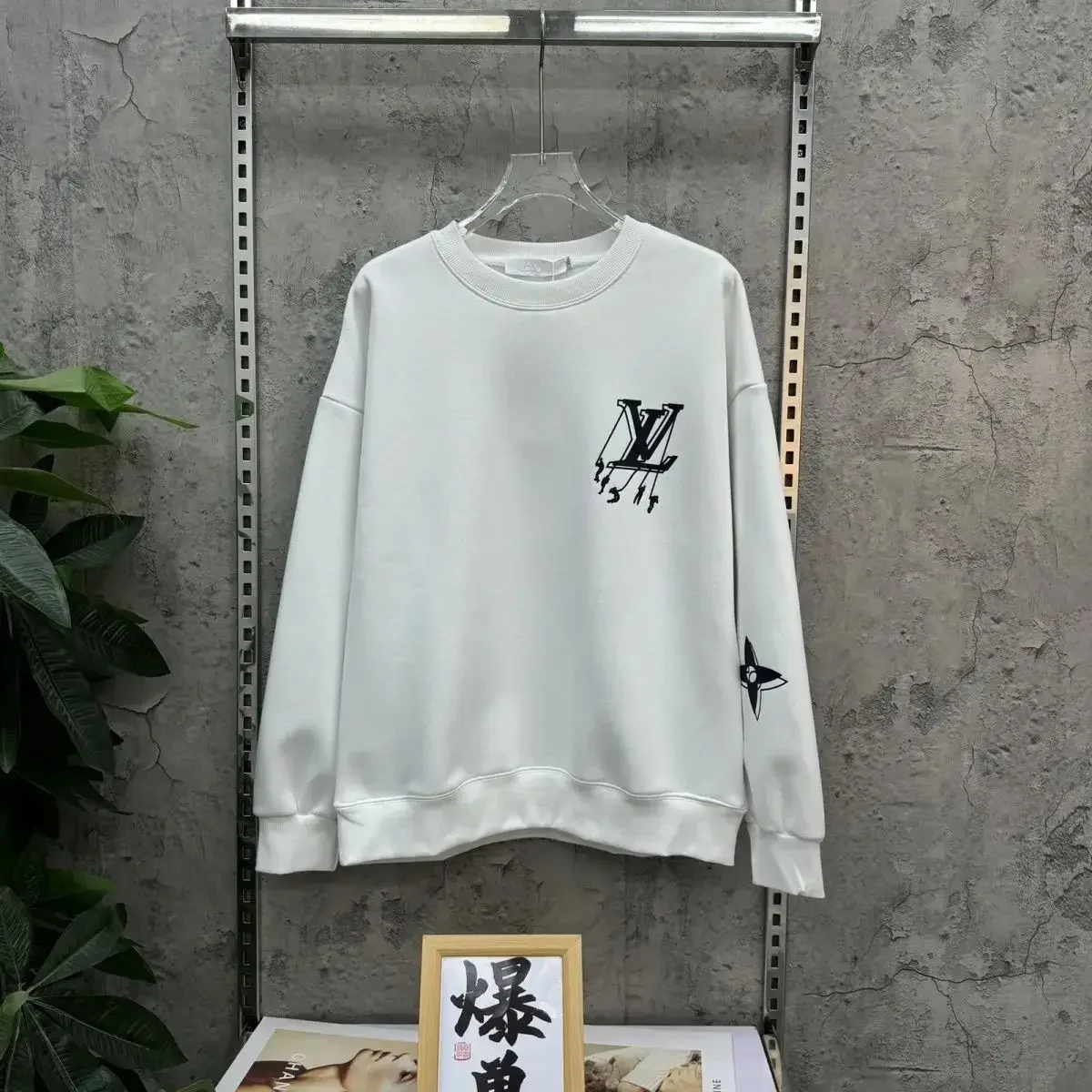 Rendy Фирменный Новый осенний флисовый свитер с круглым вырезом и принтом десантника для пар, свободный женский повседневный свитер с длинными рукавами