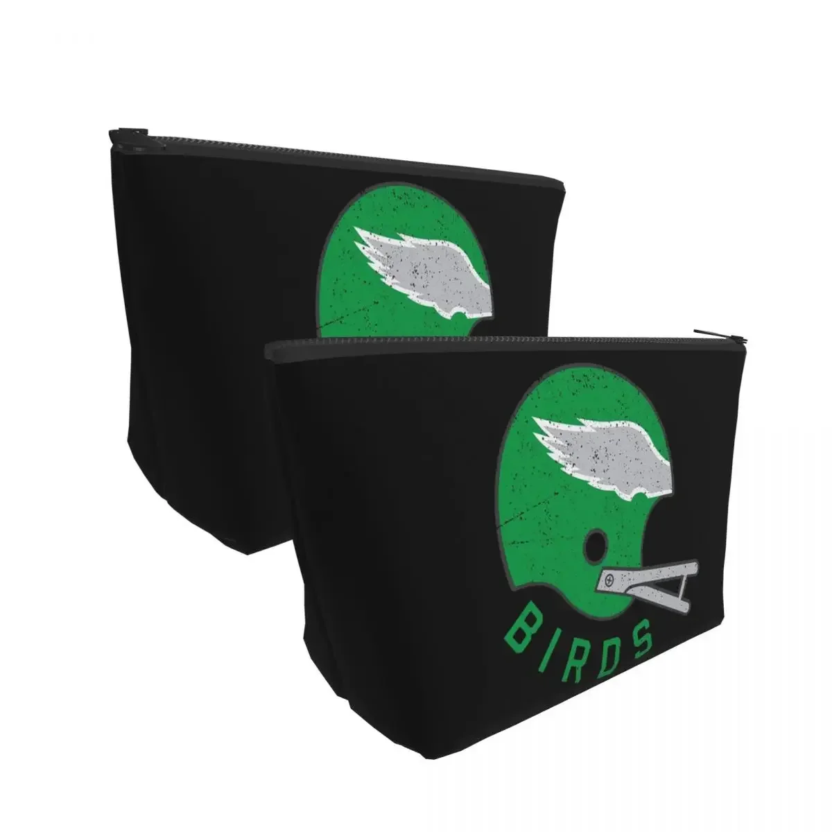 Philadelphia Eagles DamgoodGame Lid Graphic Makeup Bag for Travel Toiletry Storage Pouch Organizer Dopp Kit Box