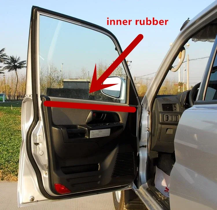 4 Pieces Inner or Out Glass Rubber for Pajero Mini H60 H70 MR351775 Weather Strip for Montero Pinin MR365451 Moulding for Shogun