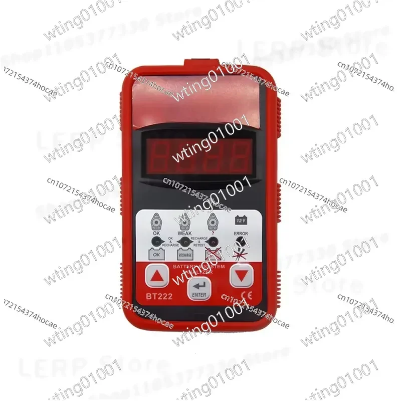 for BT222 Digital Analyzer Tests Charging Starting System Lead Acid Battery Health Voltage Cranking Performance Diagnostic