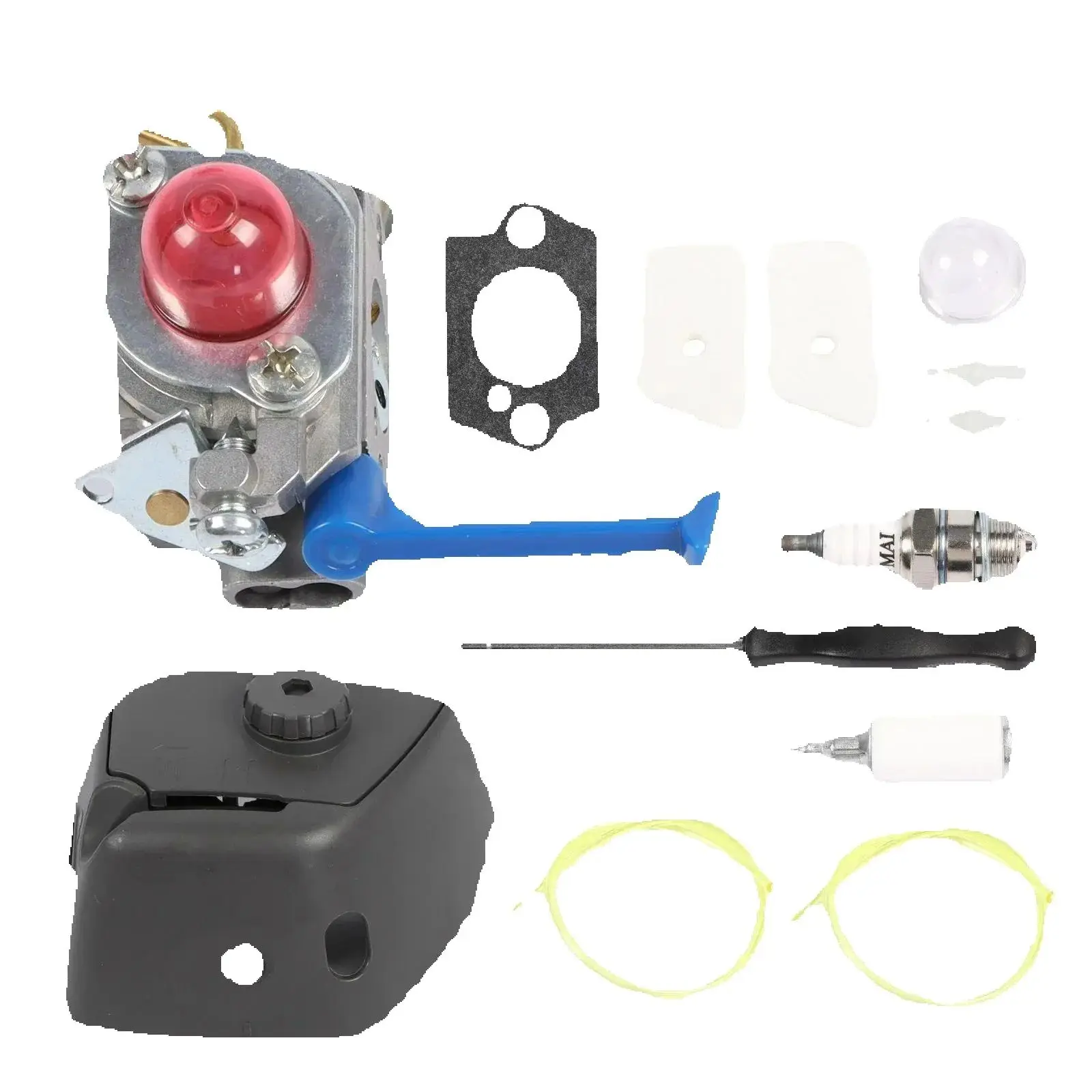 

545081848 Комплект карбюратора C1Q-W40A, 1 комплект для Husqvarna 125L 128L 128LD 128LDX 128R 128RJ, триммер, кусторез