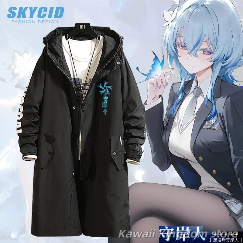 

Wuthering Waves The Shorekeeper Cosplay Costume Long Trench Coat Jacket Autumn Winter Fashion Casual Cool Unisex Windbreaker