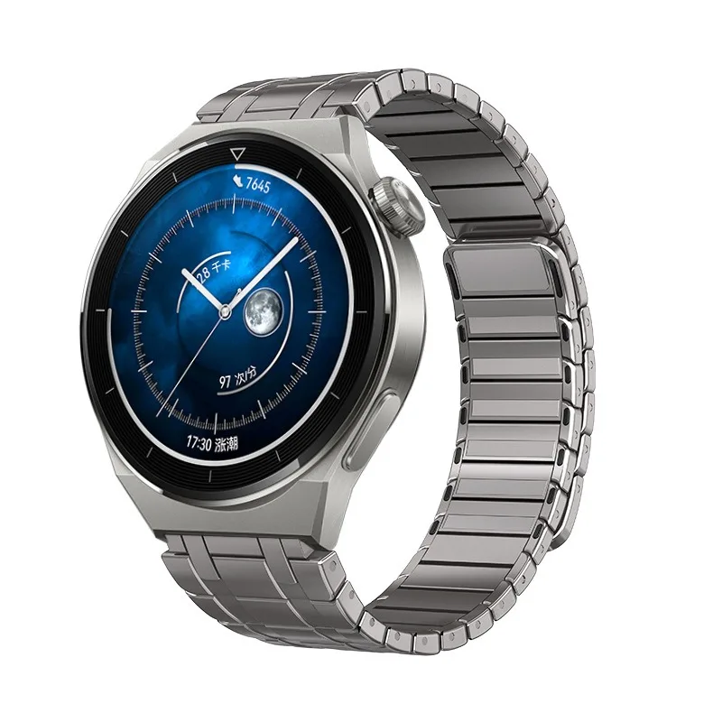 Huawei Watch用磁気ステンレスバンド,4pro,gt,3, 4, 46mm,gtr4,gtr 47mm,ビジネスブレスレット用アクセサリー