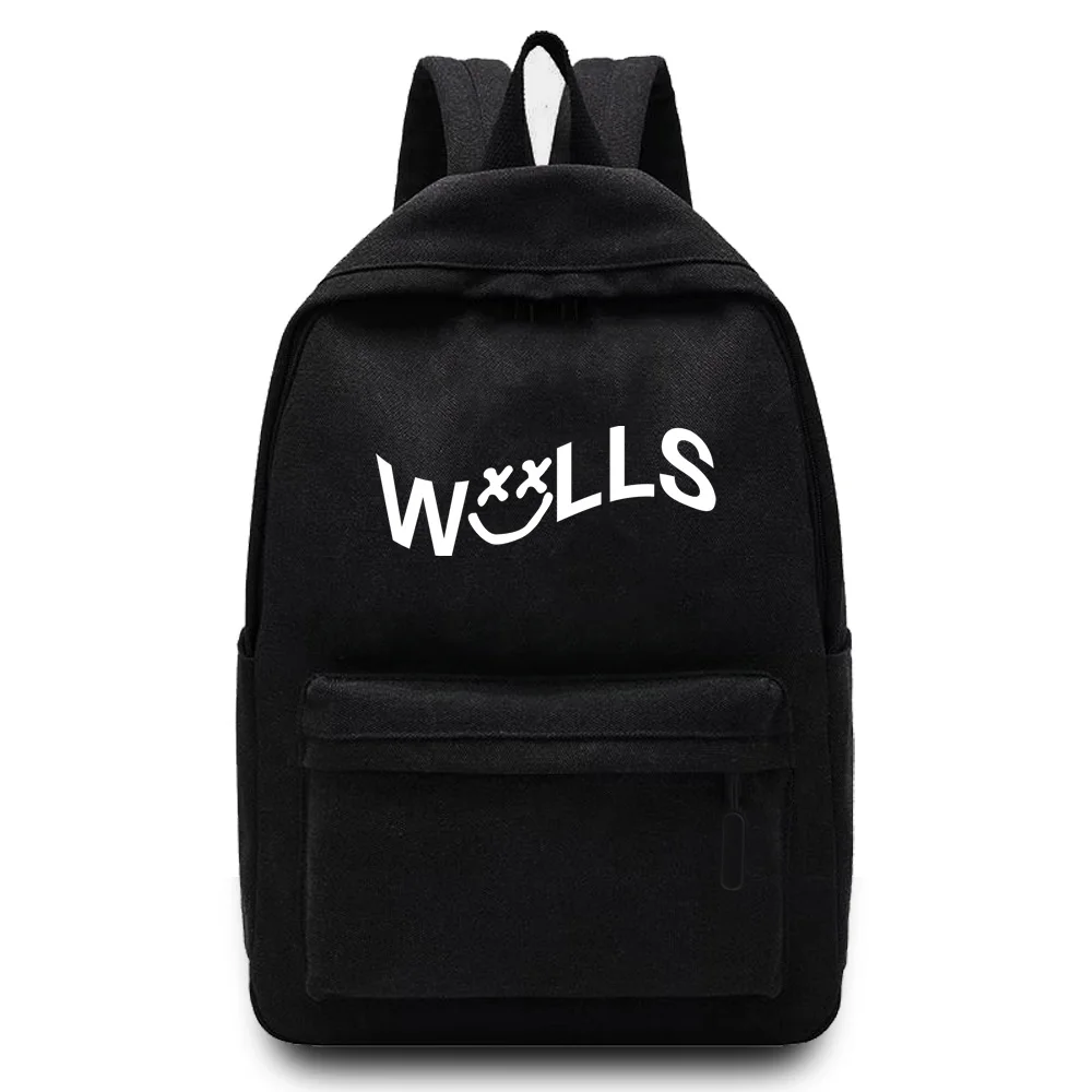 Moda mochilas femininas simples mochila para adolescentes meninas portátil ombro grandes sacos de escola 2023 alça paredes impressão