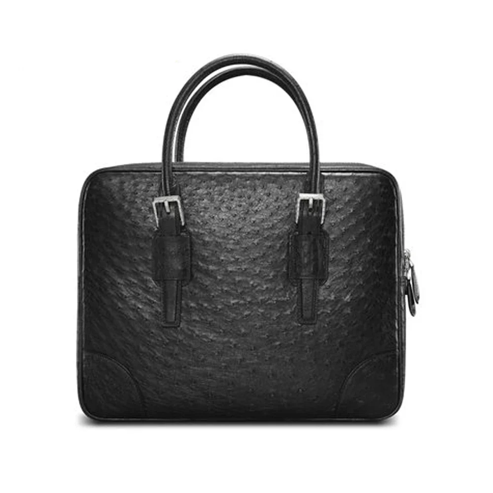 cestbeau  Ostrich leather  handbag  Male  briefcase  business male briefcase Laptop bag  new  Big bag