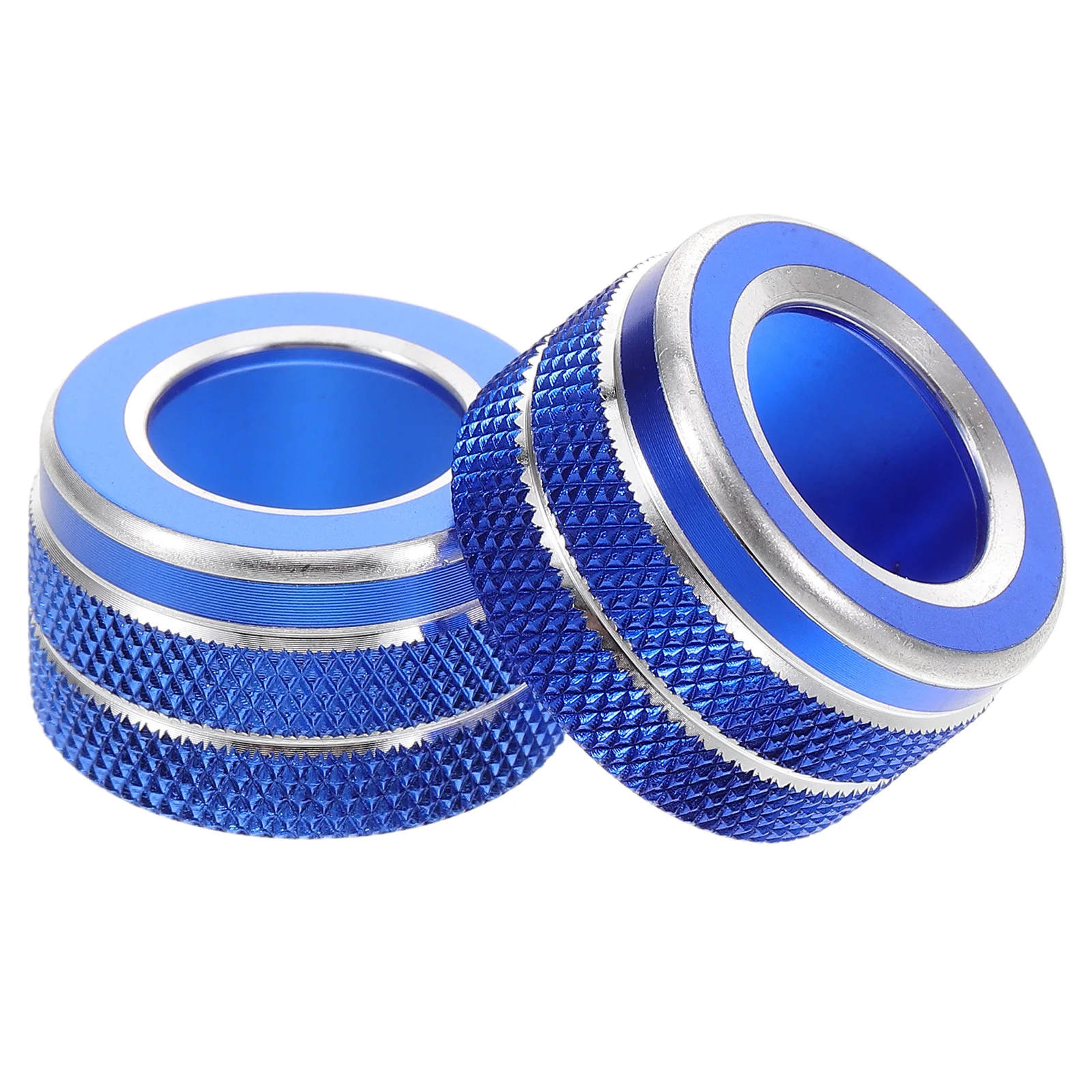 

2pcs Air Conditioning Knob Decorative Ring Car Interior Switch Control Cover Heater Button for Vehicle Interior Spare