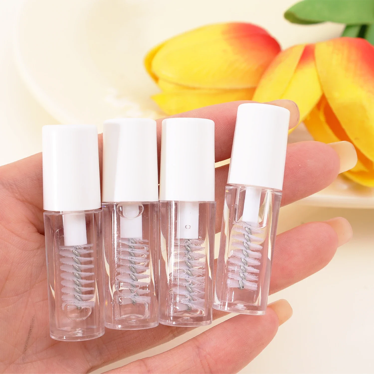 1/10pcs Eyelash การตั้งค่าเสื้อกันฝนโปร่งใสขนตาจัดแต่งทรงผมเจลกันน้ํายาวนานไม่ระคายเคือง Eyes Lashes แต่งหน้า
