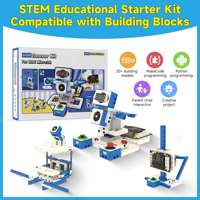 Yahboom 21 in 1 Microbit V2 Robotics Kit DIY Electronic Sensor Kit Programmable Toy for Kids Support MakeCode Python Programming